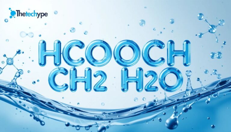 HCOOCH CH2 H2O